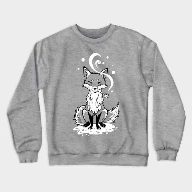 Mystic Fox Crewneck Sweatshirt by AdrianaOrellana